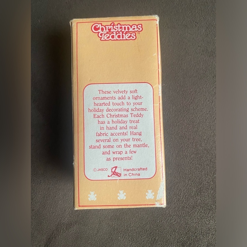 Christmas Teddies Hanging Tree Ornament - Picture 2 of 2